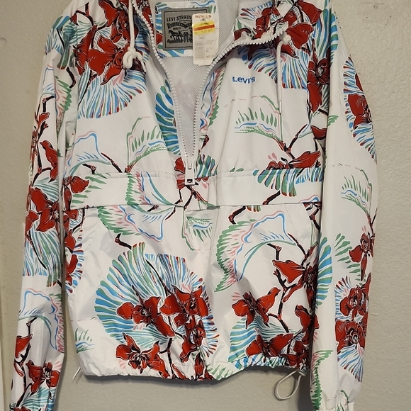 Levi's Jackets & Blazers - Levi's Women's Red Floral Ski Jacket